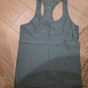 Lululemon Athletica Dark Green Tank Top